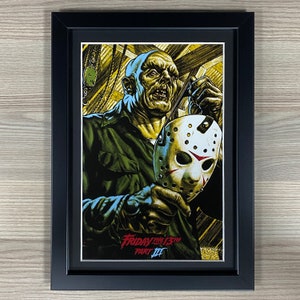 Friday The 13th Part III 3 Framed Art. Horror, Mondo, Slasher, Jason Voorhees