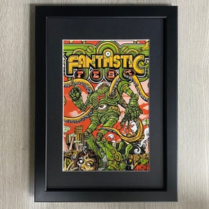 Framed Fantastic Fest 2006 Movie Art. Pulp, Sci-Fi, Horror, Fantasy, Mondo