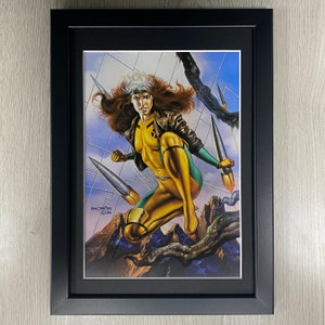 Framed Boris Vallejo Art. Rogue, X-Men, 1994