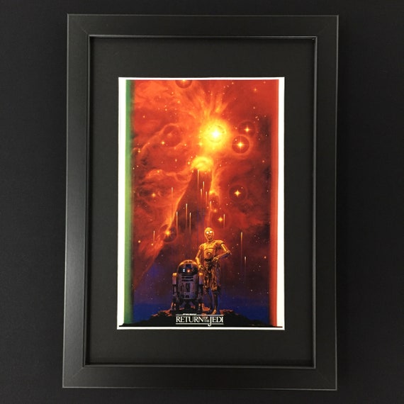 star wars framed art