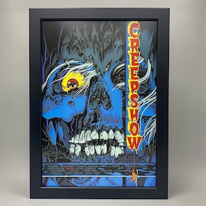 Creepshow Framed Art. Horror Comedy, Movie Poster, Mondo, George A Romero, Leslie Nielson, Ted Danson, Stephen King