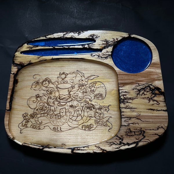 Alice in Wonderland Rolling Tray Etsy