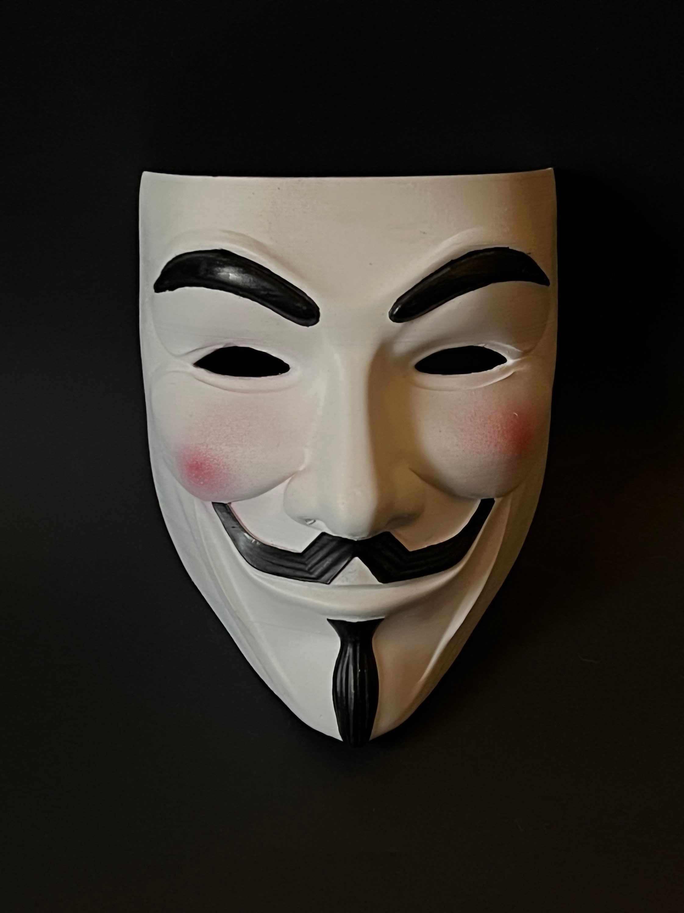 3d Printed Guy Fawkes anonymous Mask - Etsy Canada