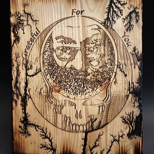 Jerry Garcia Fractal Wall Hanger
