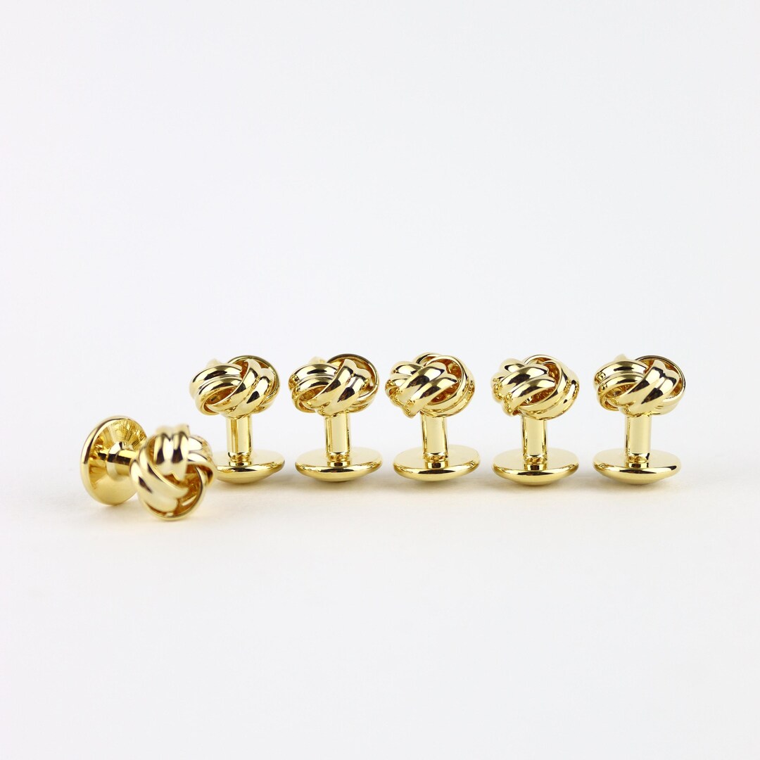 gold dress studs Dewees Tux Studs main image 1