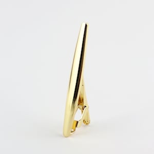 Oval Tie Clip - Gold