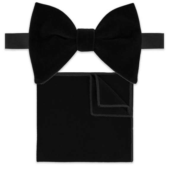 ysl velvet bow tie