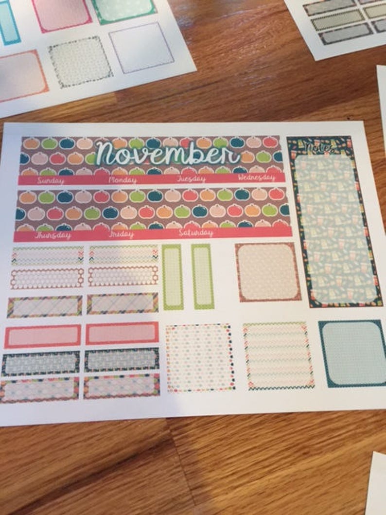Monthly Layouts for Erin Condren Teacher Planner All 12 Months - Etsy