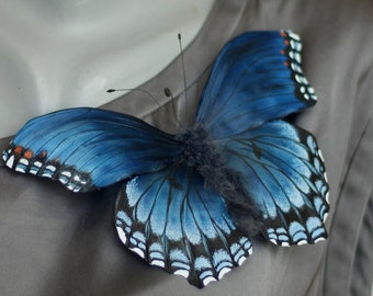 Monarch butterfly pin. Handmade brooch gift