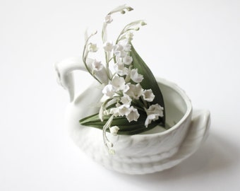Lily of the valley broach bouquet for happy mothers day