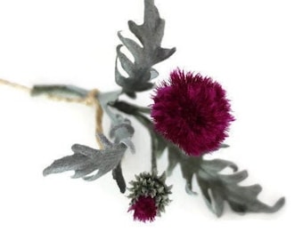 Thistle brooch Protection amulet Broach for women