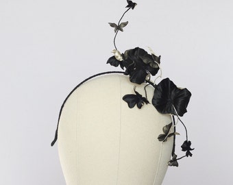 Get Halloween Ready: Eye-Catching Butterfly Fascinator Black Headband