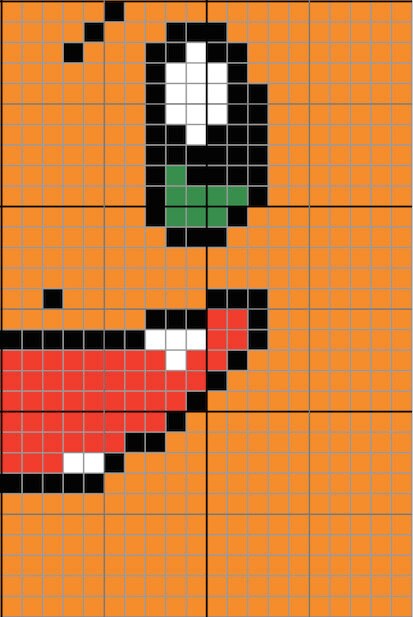 Graphghan Pokemon Pokemon Characters Crochet C2c Knit Cross Stitch Tunisian Graphgan ...