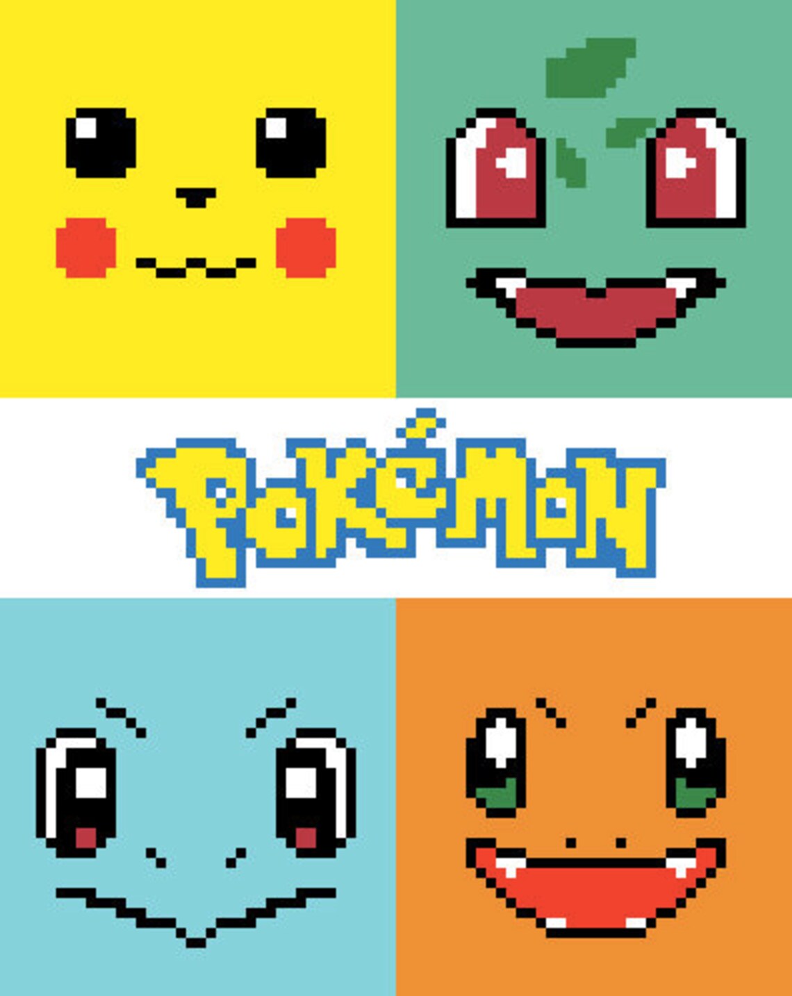 Pokemon Graphgans Pokemon Characters Crochet C2c Knit Cross Stitch Tunisian Graphgan ...
