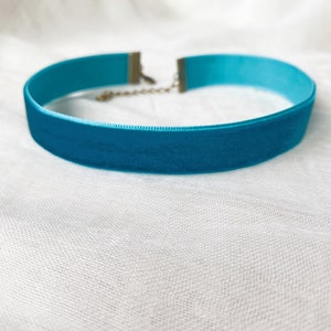 Necklace - Choker - 1.6 cm gothic choker in retro vintage velvet