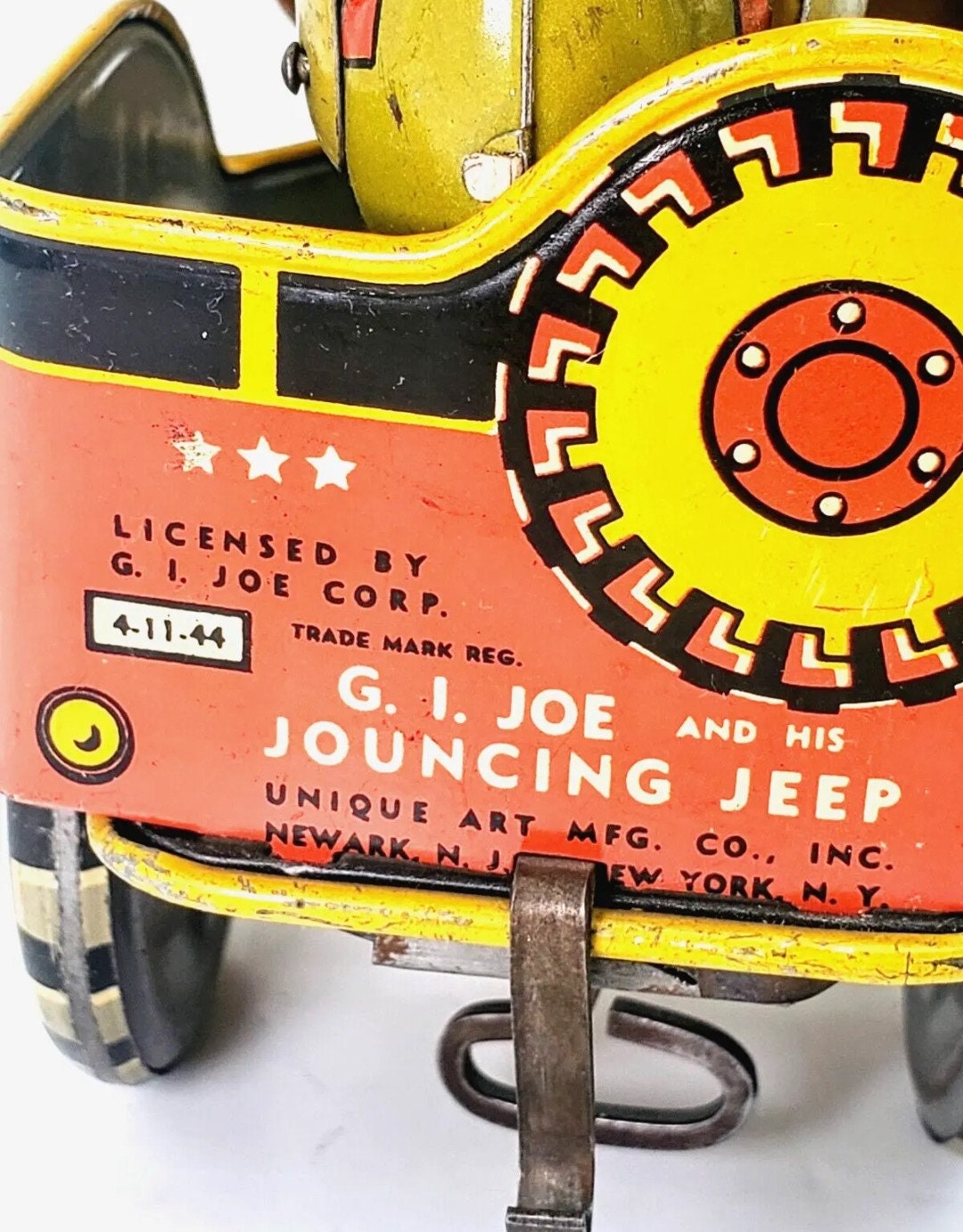 Vintage 1940's G.I. Joe and His Jouncing Jeep Unique Art Etsy