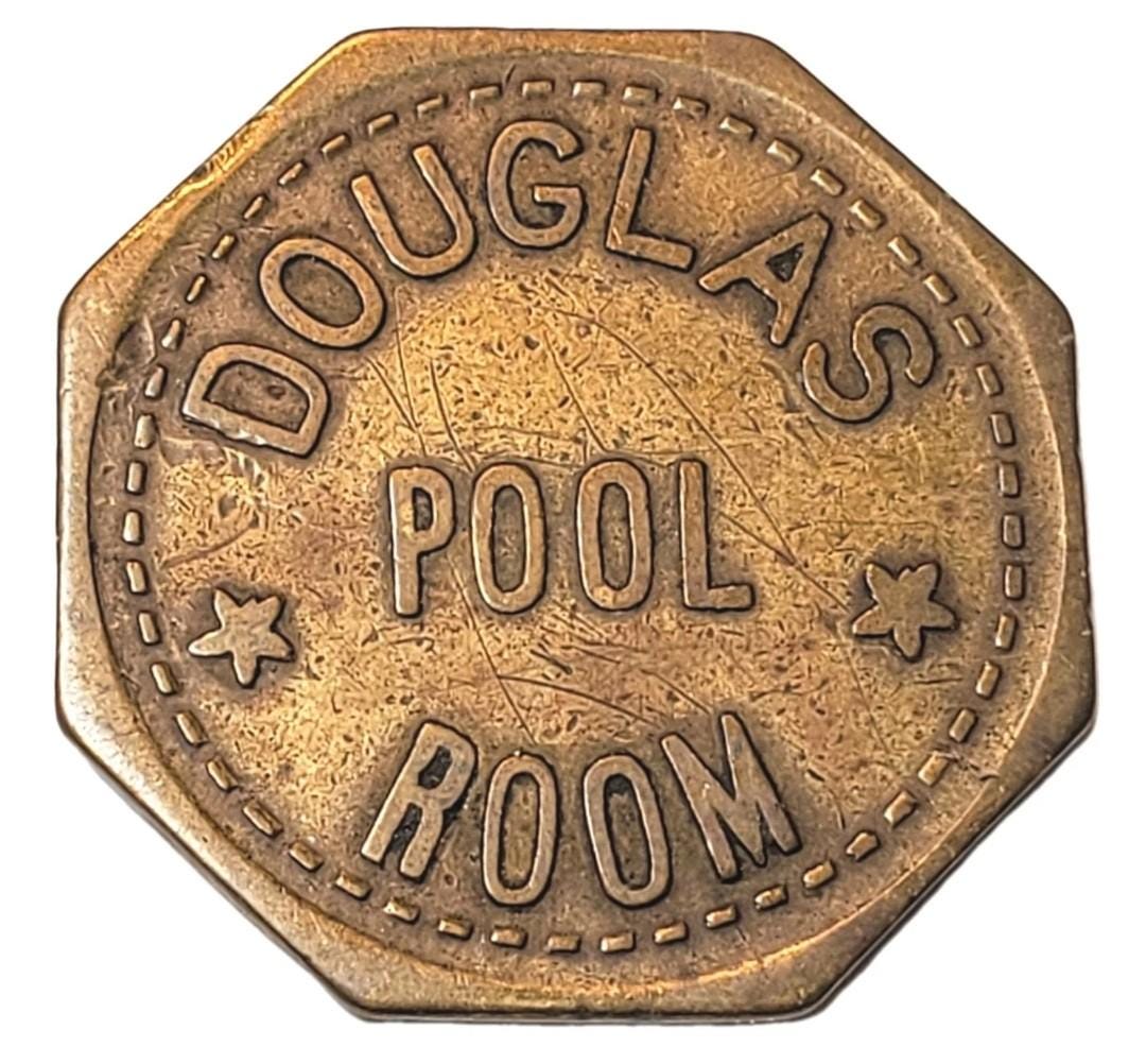 Douglas Pool Room Alexandria Indiana Good for 5 Cents in Trade Pool ...