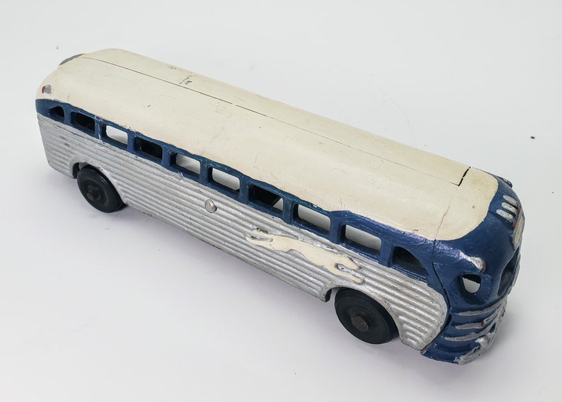 1940's Realistic Toy Co Greyhound Diecast Toy Bus Etsy