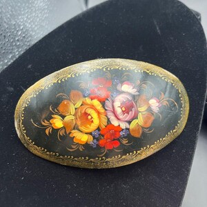 Russian Hand Painted Hair Clips - Etsy