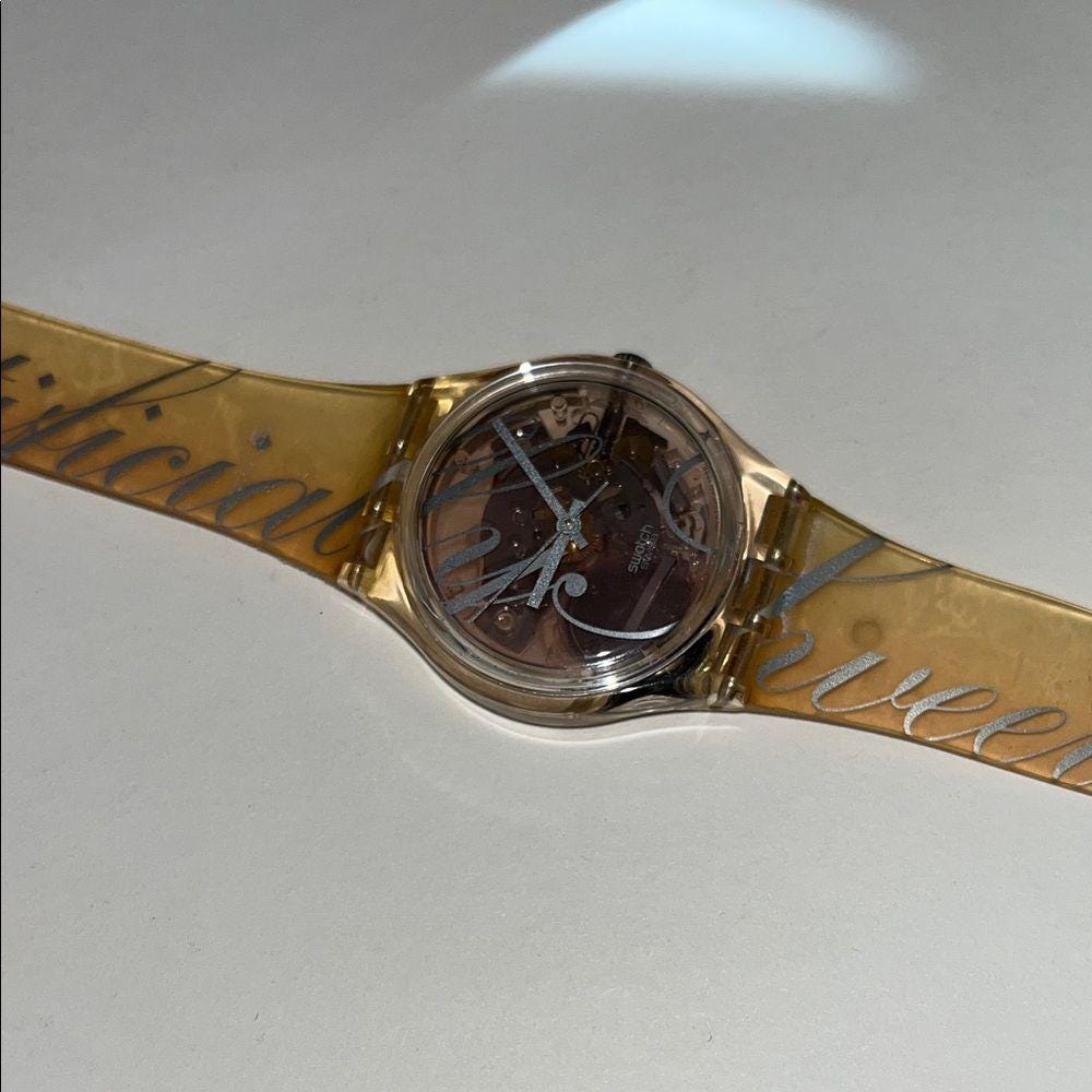 Swatch Gent Vintage Collection (1997) GR132 Sweetened Watch Collector SWISS 90s 1997, Vintage Gents Swatch,  main image 4