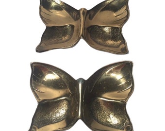 Brass Butterfly Trays