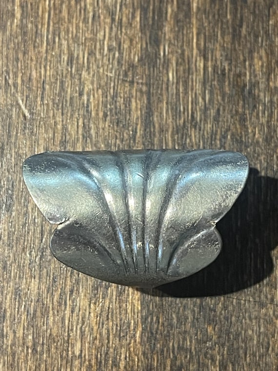 Bold Sculptural Silver Tone Statement Ring | Mode… - image 6