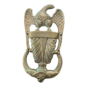 Vintage Bass Eagle Door Knocker