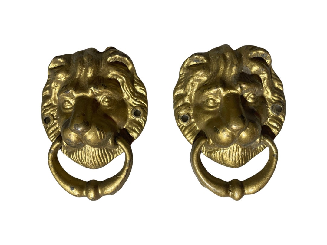 Vintage Lion Head Pulls Dad Gift Etsy