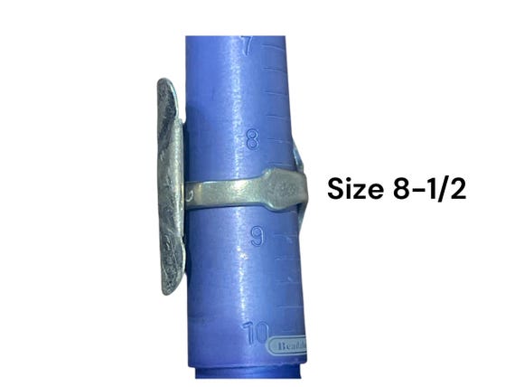 Bold Sculptural Silver Tone Statement Ring | Mode… - image 12