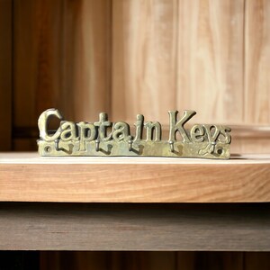 Vintage Brass CaptainKeys Hook