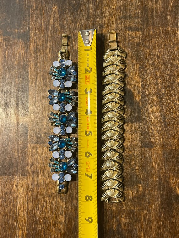 Vintage Coro & Rhinestone Bracelets - image 10