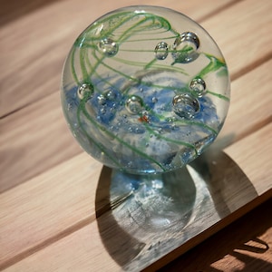 Swirled Art Glass Paperweight