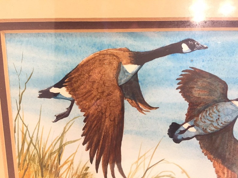 Water Color Geese Art