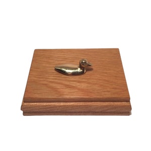 Vintage Duck Card Box