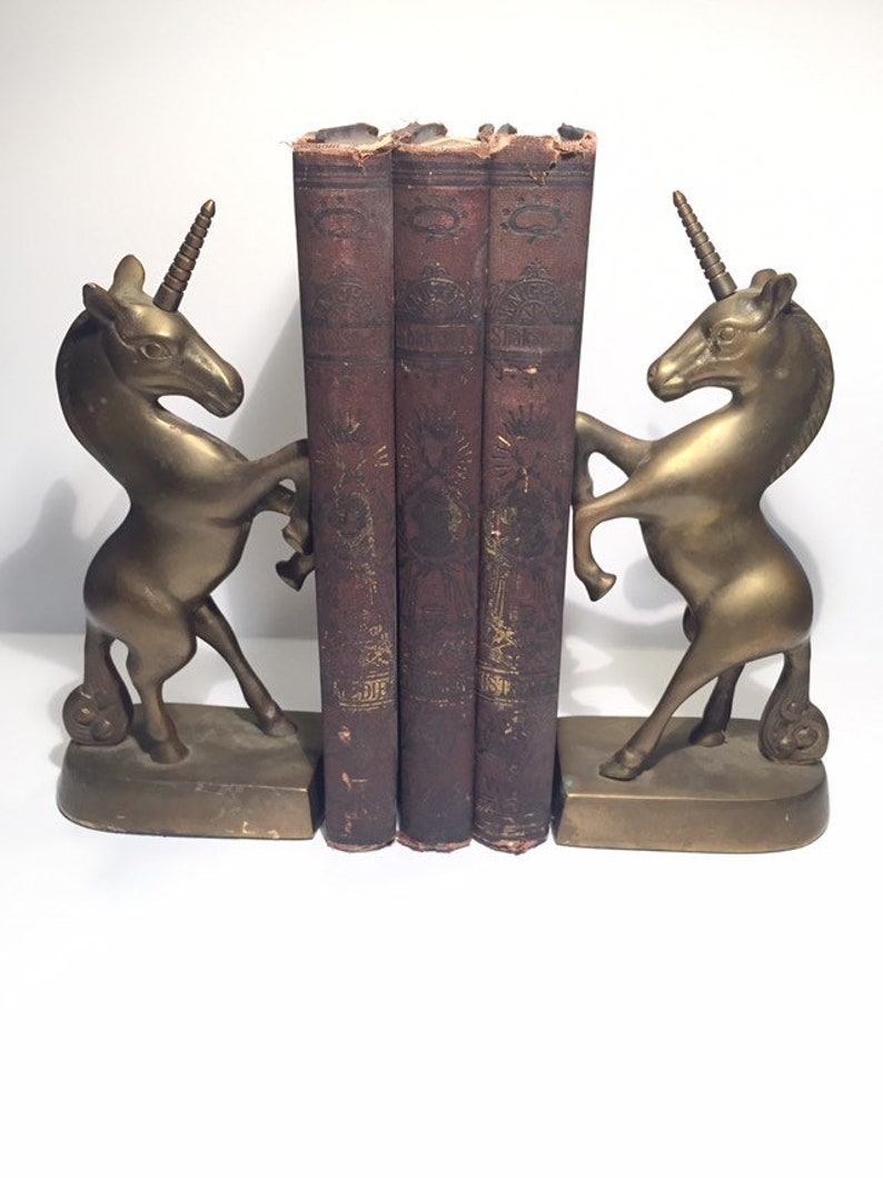 unicorn bookends unicorn bookends