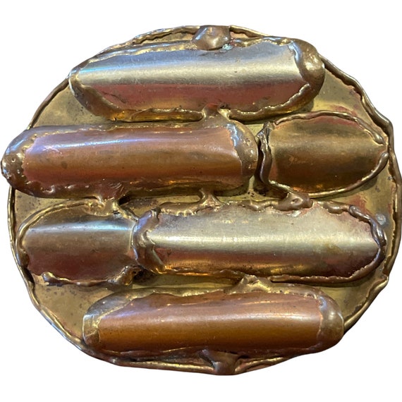 Vintage Brutalist Belt Buckle - image 1