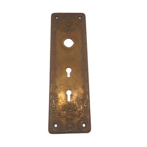 Antique Brass Door Double Lock Backing Plate