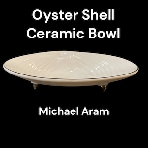 Vintage Michael Aram Ceramic Oyster Bowl
