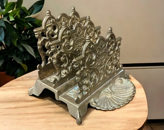 Vintage Brass Letter Holder