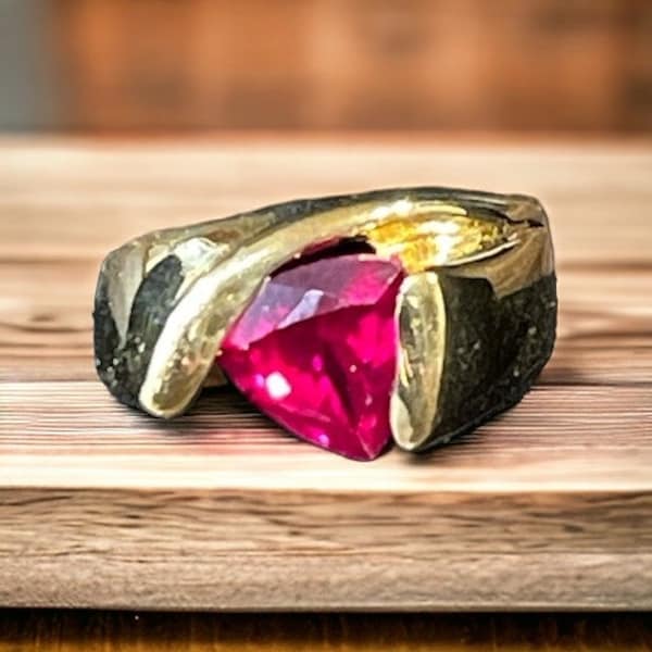 Sterling Ruby Ring - Size 7