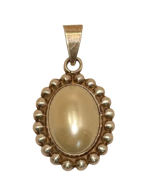 Sterling Silver Pendant, Sterling Estate Pendant