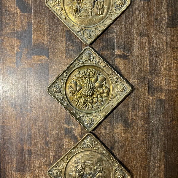 English Brass Wall Plates