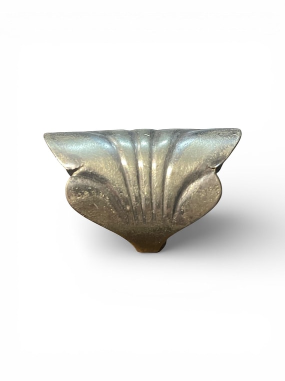 Bold Sculptural Silver Tone Statement Ring | Mode… - image 5