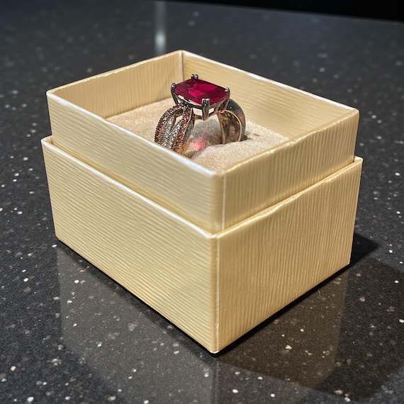 Large Synthetic Ruby Ring | 4 Carat Ruby | Sterli… - image 5