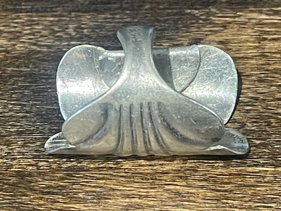 Bold Sculptural Silver Tone Statement Ring | Mode… - image 8