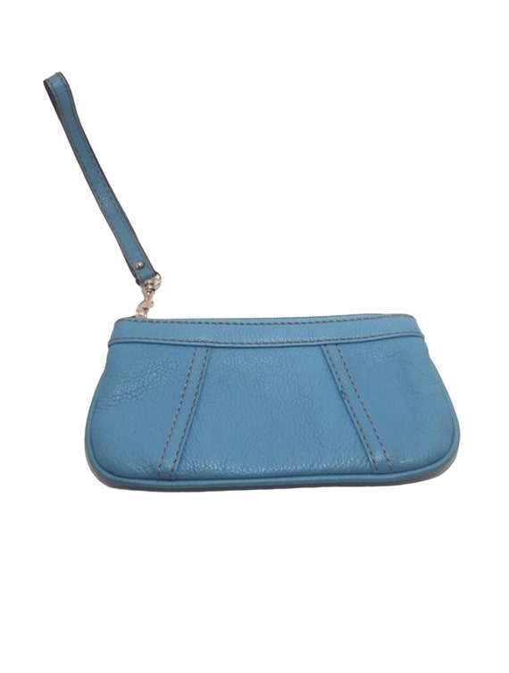 Blue Leather Tiganello Change Wallet