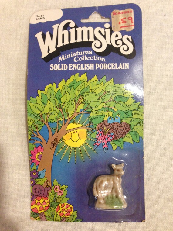 1970/'s English Wade Whimsies Solid Porcelain Figurines In Sealed Package 4 To Choose From