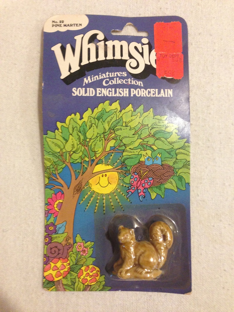 1970/'s English Wade Whimsies Solid Porcelain Figurines In Sealed Package 4 To Choose From