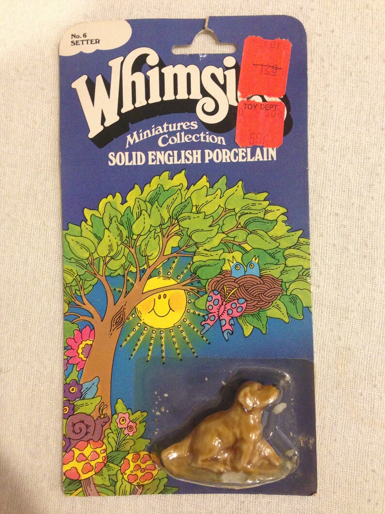 1970/'s English Wade Whimsies Solid Porcelain Figurines In Sealed Package 4 To Choose From