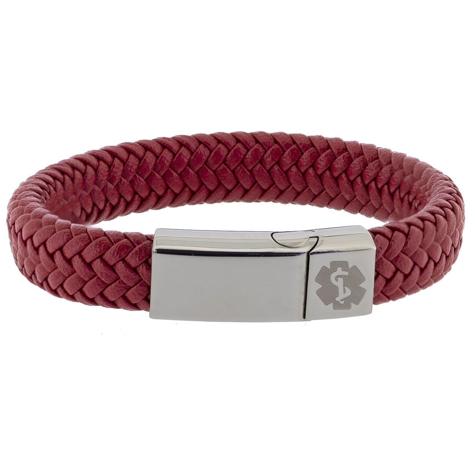 Medical Alert Wristbands Bracelets / Leather Look ID Band / - Etsy